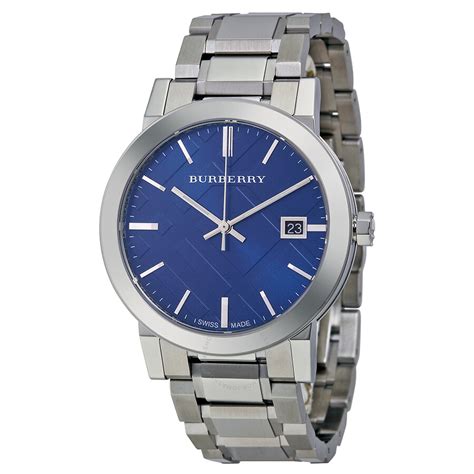 navy blue burberry watch|Burberry Men's Watches .